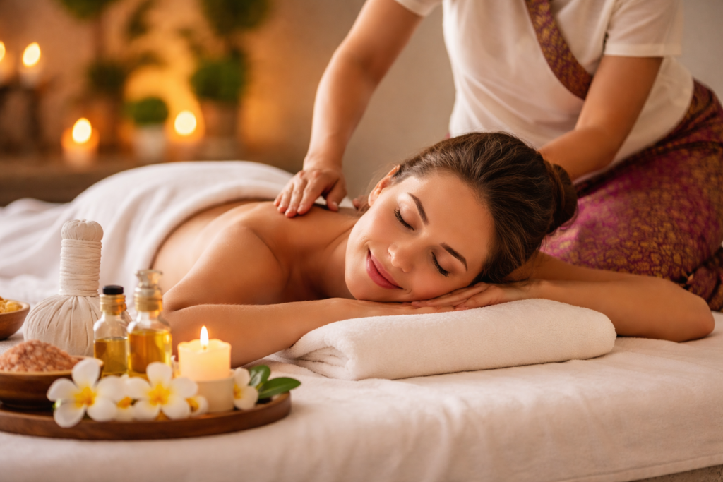 Aromatherapy body massage